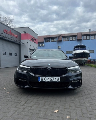BMW Seria 5 cena 135000 przebieg: 229931, rok produkcji 2018 z Józefów małe 379